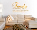 Family Quotes Wall Decal Family Lettering Vinyl Art Stickers